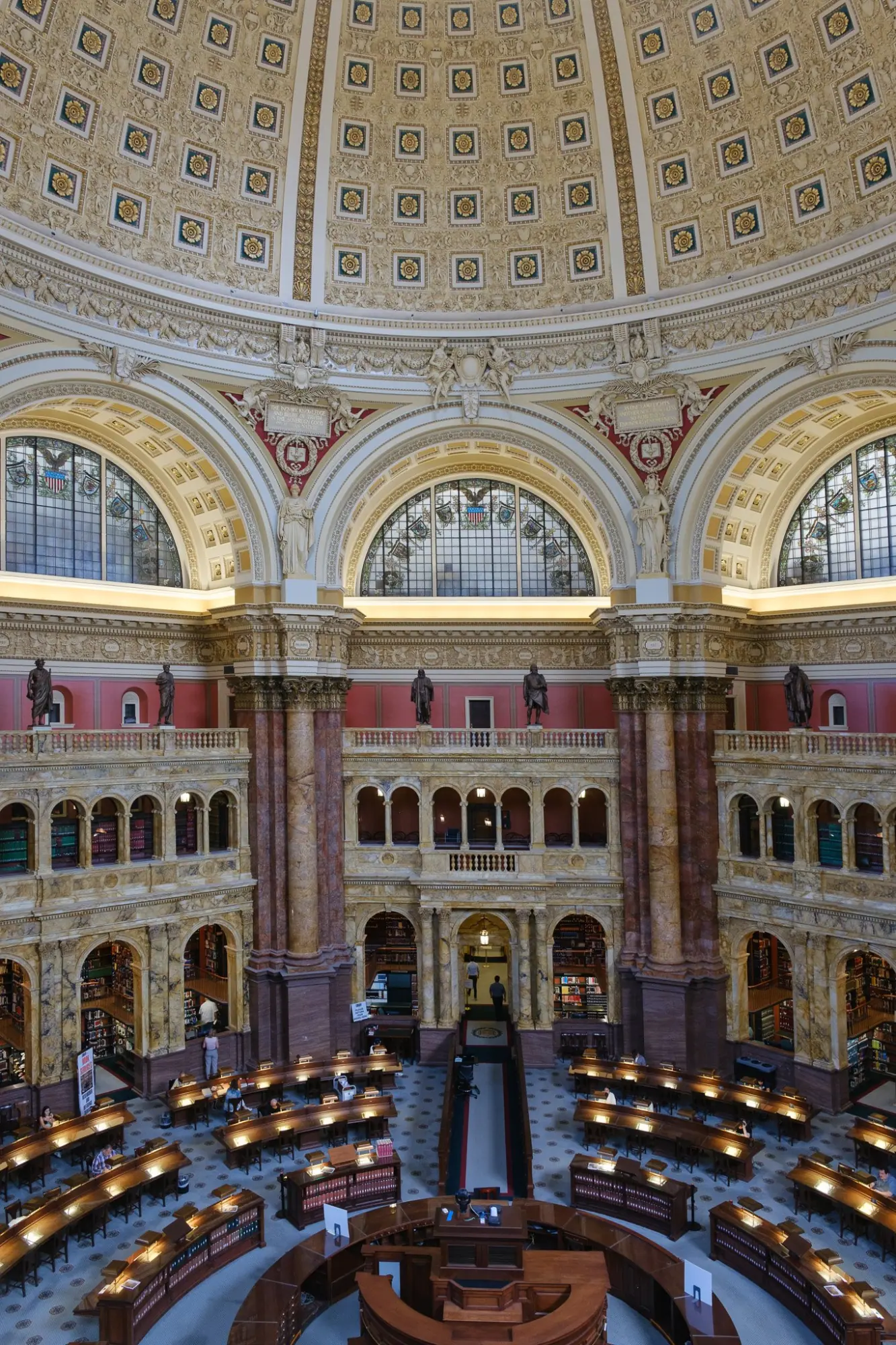 Photo from Our first stop was the Library of Congress — easily one of the most beautiful buildings we’ve ever been inside, Washington, DC