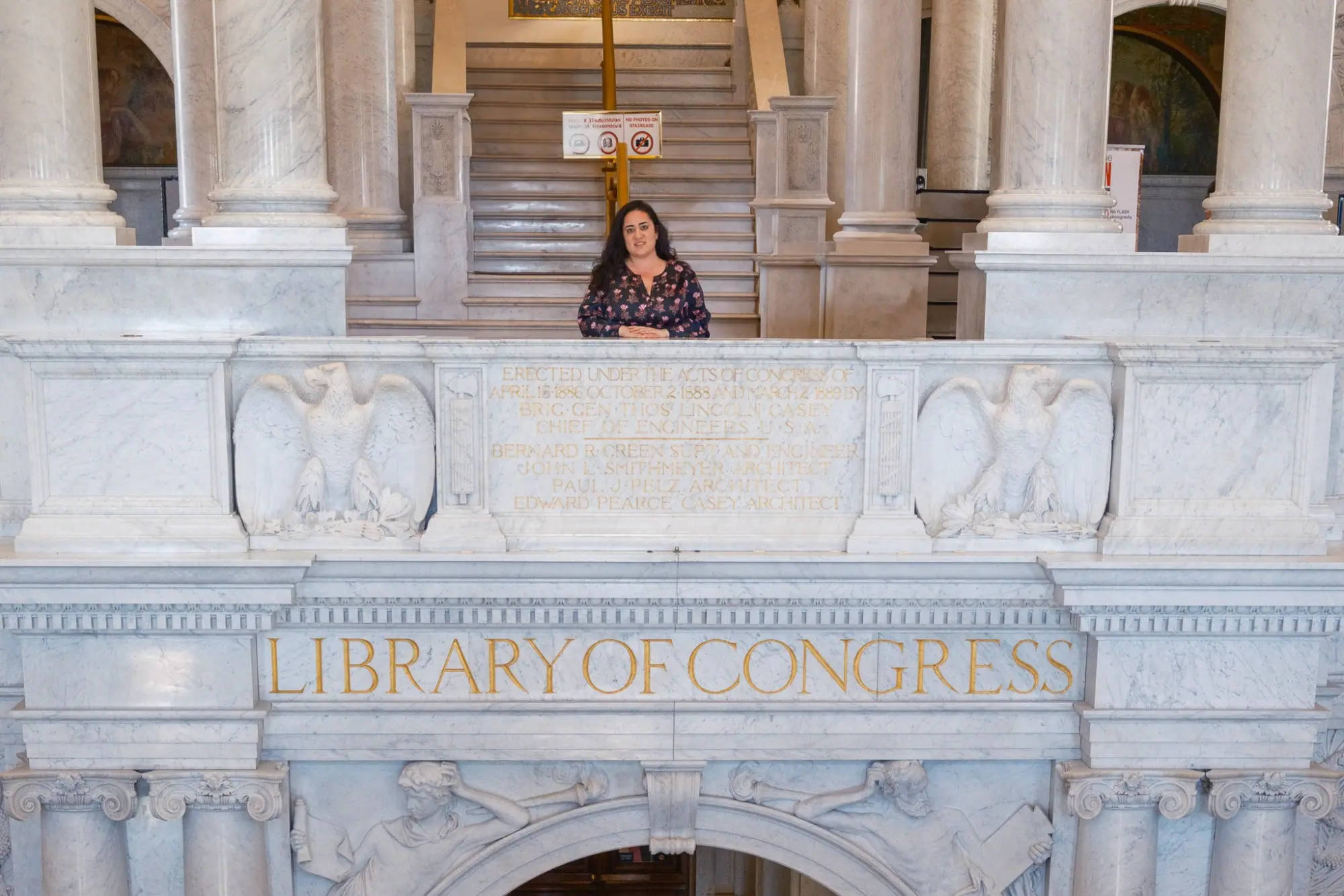 Photo from Our first stop was the Library of Congress — easily one of the most beautiful buildings we’ve ever been inside, Washington, DC